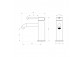 Washbasin faucet Emporia Fly, single lever - black mat