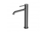 Washbasin faucet tall Emporia Fly, single lever - miedź szczotkowana