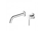 Shower mixer Emporia Fly, wall mounted, wall mounted - gun metal