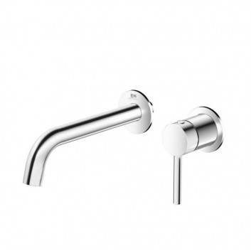 Shower mixer Emporia Fly, wall mounted, wall mounted - gun metal