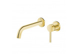 Shower mixer Emporia Fly, wall mounted, wall mounted - gun metal