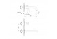 Shower mixer Emporia Fly, wall mounted, wall mounted - gun metal