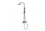 Shower column Emporia Fly, 3-functional, thermostatic, wall mounted - chrome