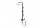 Shower column Emporia Fly, 3-functional, thermostatic, wall mounted - chrome