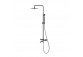 Shower column Emporia Fly, 3-functional, thermostatic, wall mounted - chrome