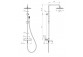 Shower column Emporia Fly, 3-functional, thermostatic, wall mounted - chrome