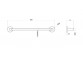 Towel rail Emporia 45 cm - chrome