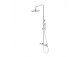 Shower column Emporia FLY, 2-functional, thermostatic, wall mounted - chrome
