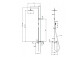 Omnires System bath-prysznicowy, wall mounted, thermostatic