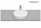 Countertop washbasin 37cm Roca Inspira Round round white