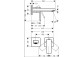 Washbasin faucet 2-hole Hansgrohe Metropol, concealed - chrome