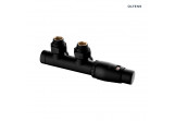 Set thermostatic grzejnikowy Oltens Varmare Ventil zintegrowany, prawy - black mat