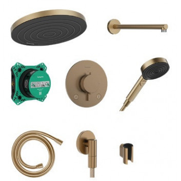 Shower system Hansgrohe Pulsify S 260 1jet with mixer termostatyczną Ecostat Comfort S i iBox universal 2, concealed, chrome