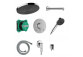 Shower system Hansgrohe Pulsify S 260 1jet with mixer termostatyczną Ecostat Comfort S i iBox universal 2, concealed, chrome
