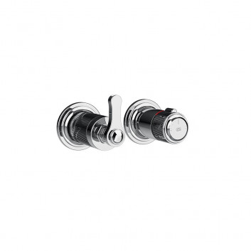 Washbasin faucet 2-hole Gessi Venti20, concealed, spout 210mm, chrome