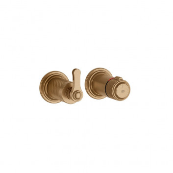 External part Gessi Venti20 shower mixer termostatycznej concealed - chrome