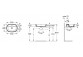 Countertop washbasin Roca Gap Round, 55x39cm, z overflow, white