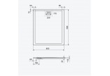 Shower tray kompozytowy Excellent Lavano, 120x90cm, white
