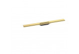 External part Hansgrohe RainDrain Flex odpływu liniowego 1200 z możliwością przycięcia, montaż wallmounting - brushed bronze