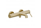 Bath tap Excellent Delta Pi, wall mounted, 2 wyjścia wody, spout 166mm, gold szczotkowany