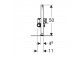 Concelaed frame Geberit Duofix for shower, 50 cm, with waste ściennym CleanWall, do wysokości jastrychu przy wpuście 65–90 mm
