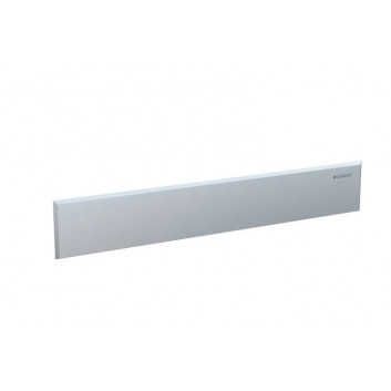 Set finishing Geberit do odpływu ściennego CleanWall, cover ze szczotkowanej steeli nierdzewnej