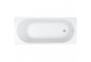 Oltens Delva bathtub wallmounted 150x70 cm acrylic oval - white