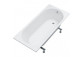 Oltens Delva bathtub wallmounted 150x70 cm acrylic oval - white