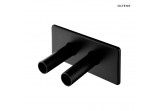Set maskujący Oltens Varmare do zaworów grzejnikowych - black mat