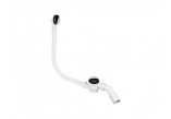 Siphon wannowy Besco McAlpine, z overflow, kilk-klak, czyszczony od góry, chrome