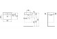 Washbasin wall mounted 550 x 420 mm SaphirKeramik with tap hole white- sanitbuy.pl