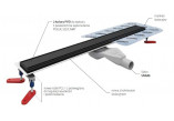 Drainline, pełny set, Wiper New Premium, 1200mm, wzór Ponente, finish poler