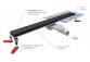 Drainline, pełny set, Wiper New Premium, 1200mm, wzór Ponente, finish poler