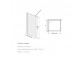Shower enclosure Sanplast TX Walk-In 110x190 cm, silver profile shiny, glass transparent- sanitbuy.pl