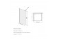 Shower enclosure Sanplast TX Walk-In 110x190 cm, silver profile shiny, glass transparent- sanitbuy.pl
