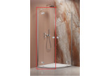Quadrant shower enclosure Radaway Fuenta New PDD, 80cm part left - sanitbuy.pl
