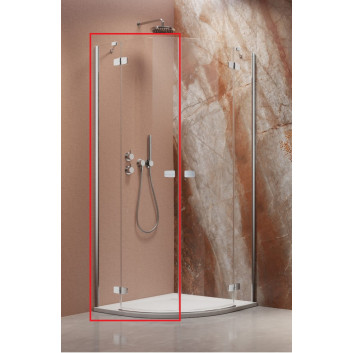 Quadrant shower enclosure Radaway Fuenta New PDD, 80cm part left - sanitbuy.pl
