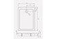 Shower tray with cover acrylic 100x80cm Radaway Doros F Compact- sanitbuy.pl