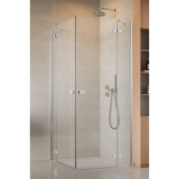Door Radaway Fuenta New KDD 80 cm, cześć left, chrome, transparent glass EasyClean