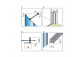 Door Radaway Fuenta New KDD 80 cm, cześć left, chrome, transparent glass EasyClean
