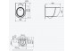 Wall-hung wc WC Excellent Doto S 49 cm, bezrantowa with soft-close WC seat - white shine
