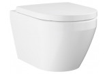 Wall-hung wc Grohe Euro Ceramic, 54x37cm, bezkołnierzowa with soft-close WC seat - alpine white