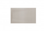 Shower tray rectangular Roca Pyros, 100x90cm, kompozytowy, Stonex, z ukrytym odpływem - white