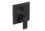 Bath tap Hansgrohe Vernis Shape, single lever, concealed do iBox universal - black mat