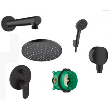 Shower set Hansgrohe Zesis S, Activera S 240, concealed, 2 wyjścia wody, chrome
