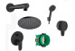 Shower set Hansgrohe Zesis S, Activera S 240, concealed, 2 wyjścia wody, chrome