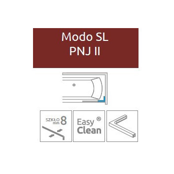 Parawan nawannowy Radaway Essenza Pro PNJ II, glass transparent, 60x150cm, profil chrome