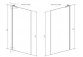 Parawan nawannowy Radaway Essenza Pro PNJ II, glass transparent, 60x150cm, profil chrome