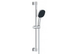 Shower set 130 3jet EcoSmart with bar S Puro 65 cm PushSlider i tekstylnym wężem shower Designflex 160 cm, Hansgrohe Rainfinity - Gold Optyczny Polerowany