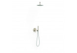 Shower set Tres Study-Colors, concealed, 2 wyjścia wody, Rapid-Box - czerń metalizowana